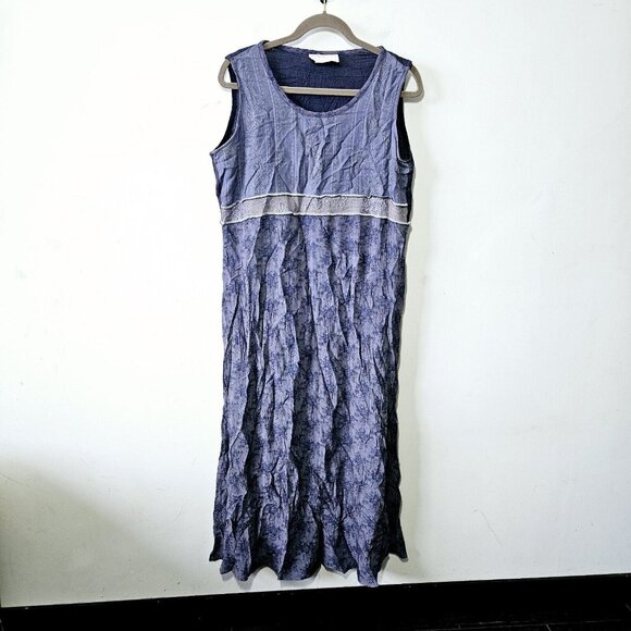 90s Y2K Vintage Witchy Cottage Grunge Boho Maxi Dress Jacquard Floral Artsy 12 - Picture 2 of 5